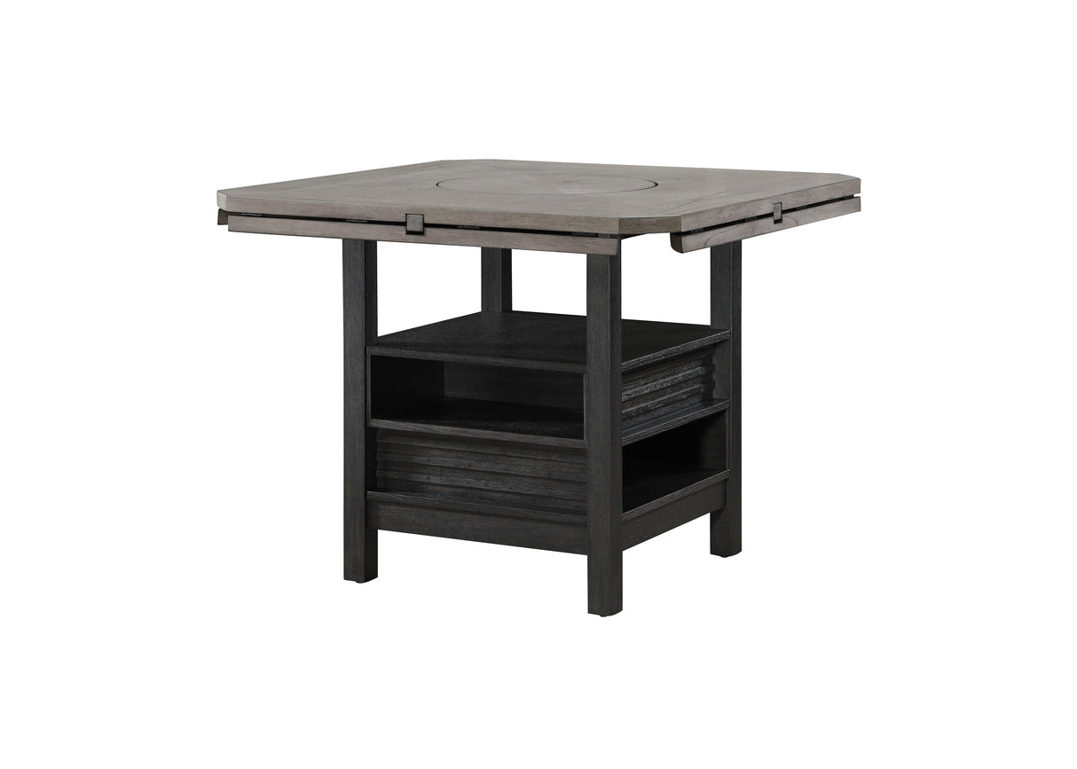 Cline Black and Gray Counter Height Dining Table by Crown Mark at Eve Furniture