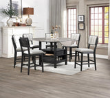 Cline Light Gray Counter Height Dining Set by Crown Mark at Eve Furniture