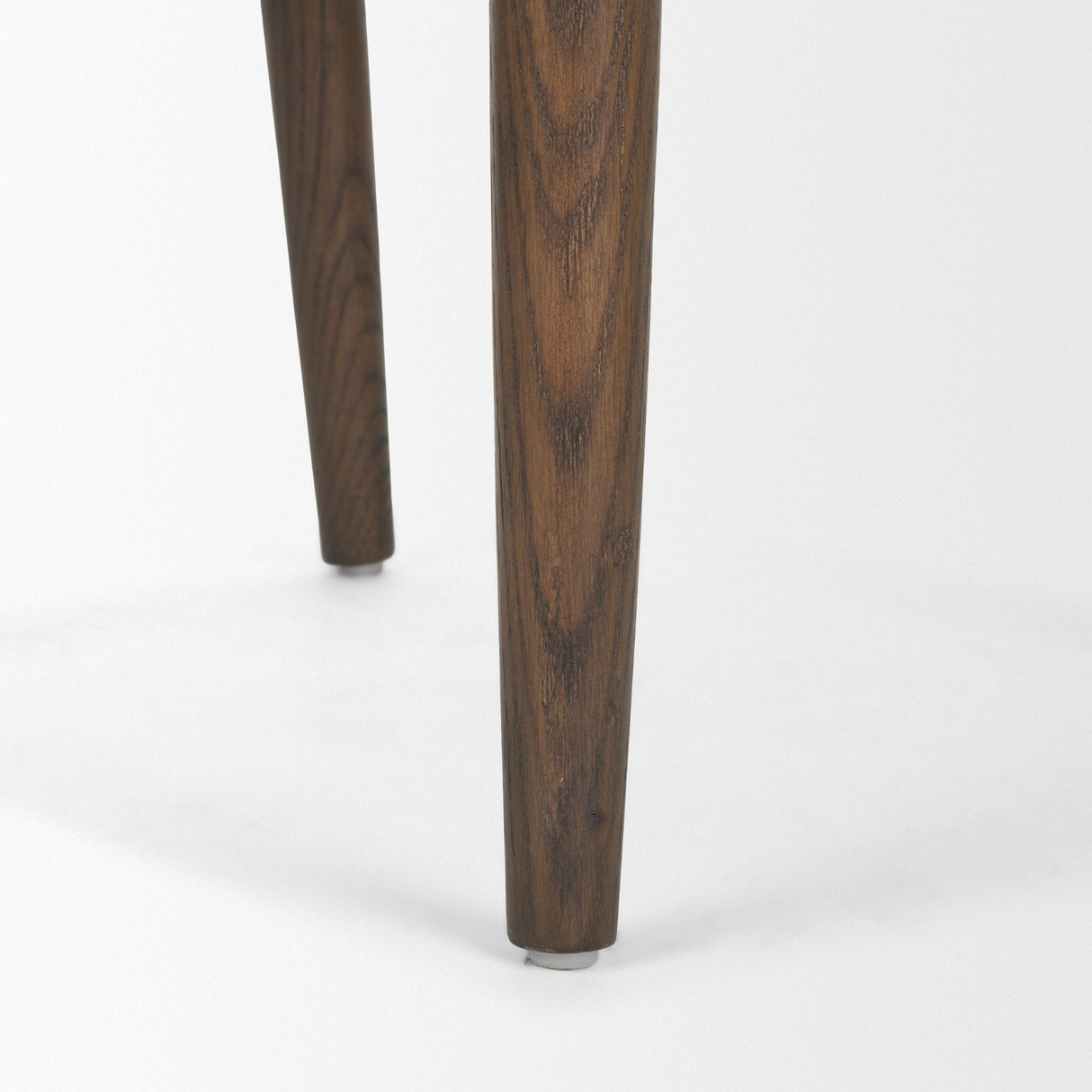 Cline Moss 008 Olive Fabric Upholstered and Brown Wood Dining Chair, Set of 2 by Mercana at Eve Furniture