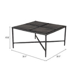 Cloe Black Coffee Table by Zuomod at Eve Furniture