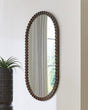 Clorington Dark Brown Accent Mirror by Ashley at Eve Furniture
