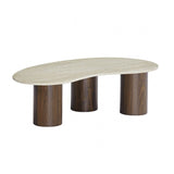Cloris Walnut Coffee Table by Furniture of America at Eve Furniture