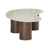 Cloris Walnut Coffee Table by Furniture of America at Eve Furniture