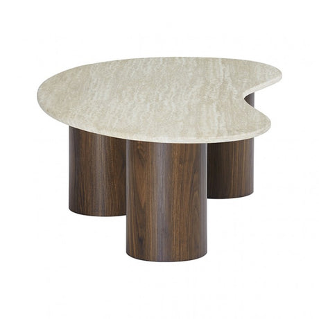 Cloris Walnut Coffee Table by Furniture of America at Eve Furniture