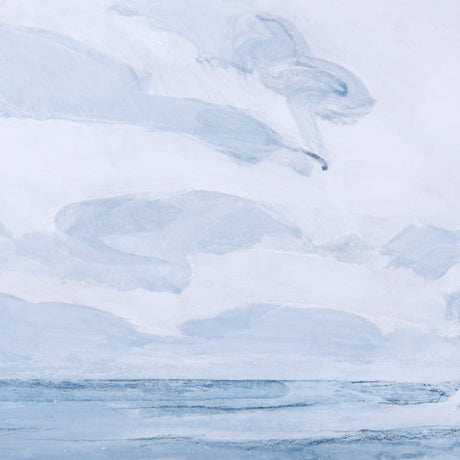 Cloud and Sea by Mercana Studio a Hand Embellished Textured Framed Art Print Matted under Glass by Mercana at Eve Furniture