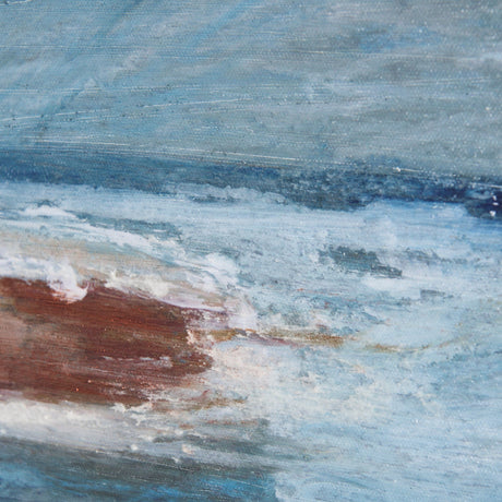 Cloud Bay I by Mercana Studio a Hand Embellished Textured Canvas by Mercana at Eve Furniture