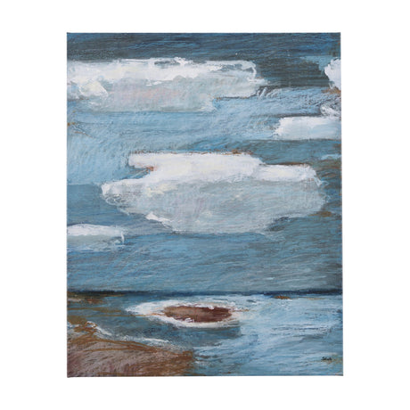 Cloud Bay I by Mercana Studio a Hand Embellished Textured Canvas by Mercana at Eve Furniture