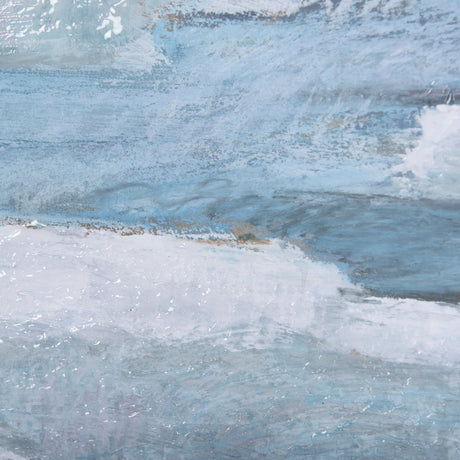 Cloud Bay I by Mercana Studio a Hand Embellished Textured Framed Art Print Matted under Glass by Mercana at Eve Furniture