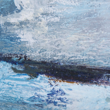 Cloud Bay II by Mercana Studio a Hand Embellished Textured Canvas by Mercana at Eve Furniture