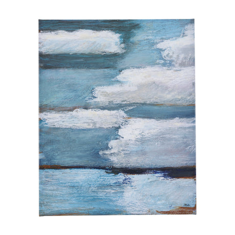 Cloud Bay II by Mercana Studio a Hand Embellished Textured Canvas by Mercana at Eve Furniture