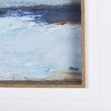 Cloud Bay II by Mercana Studio a Hand Embellished Textured Framed Art Print Matted under Glass by Mercana at Eve Furniture