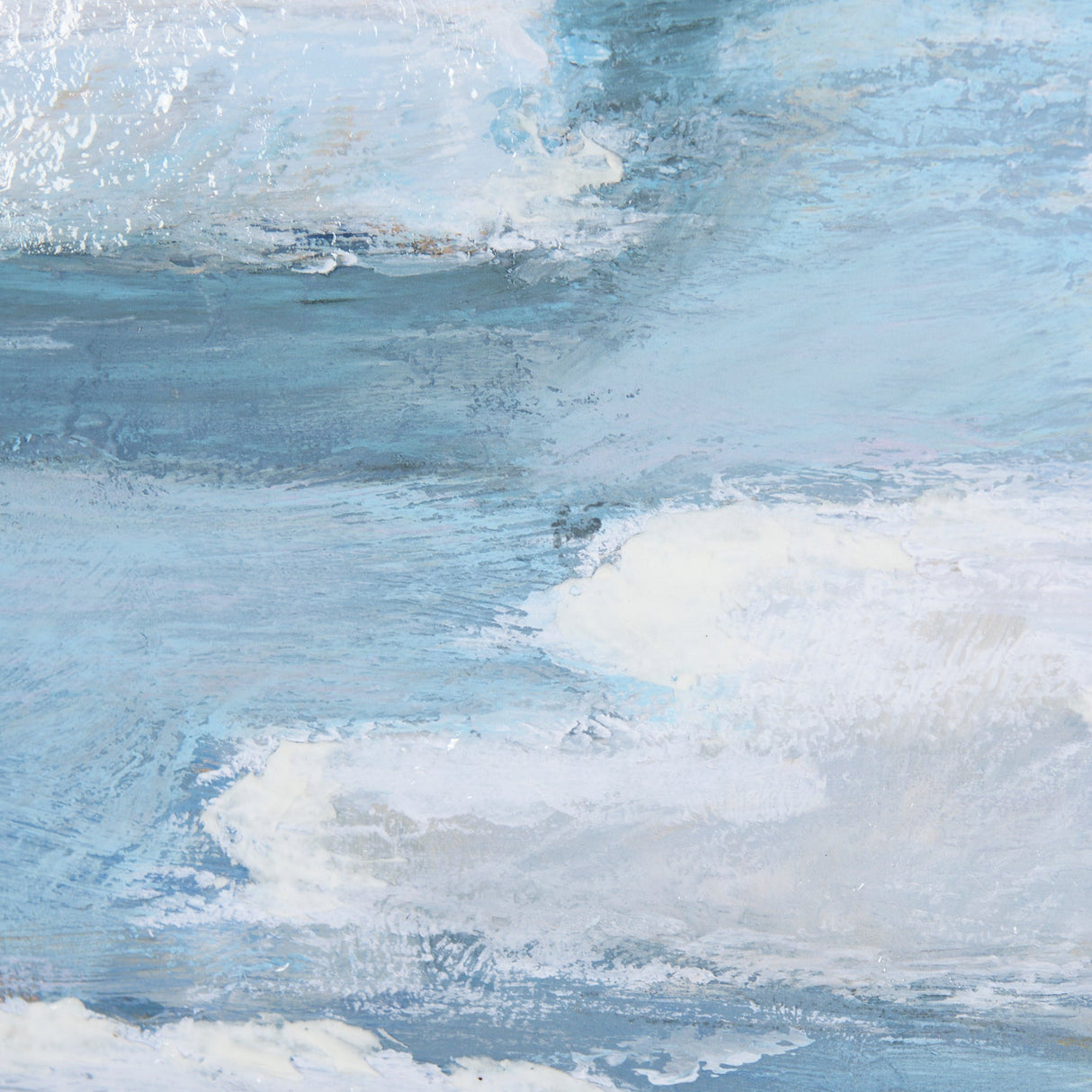 Cloud Bay II by Mercana Studio a Hand Embellished Textured Framed Art Print Matted under Glass by Mercana at Eve Furniture