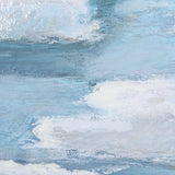 Cloud Bay II by Mercana Studio a Hand Embellished Textured Framed Art Print Matted under Glass by Mercana at Eve Furniture