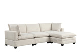Cloud Beige Performance Fabric Modular Sectional by Happy Homes at Eve Furniture