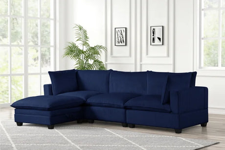 Cloud Blue Modular Sectional by Happy Homes at Eve Furniture
