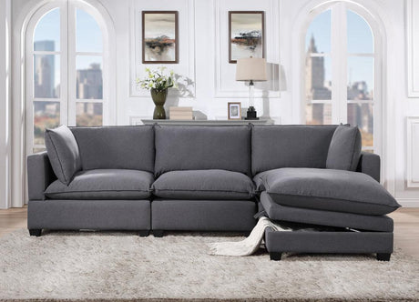 Cloud Charcoal Modular Sectional by Happy Homes at Eve Furniture