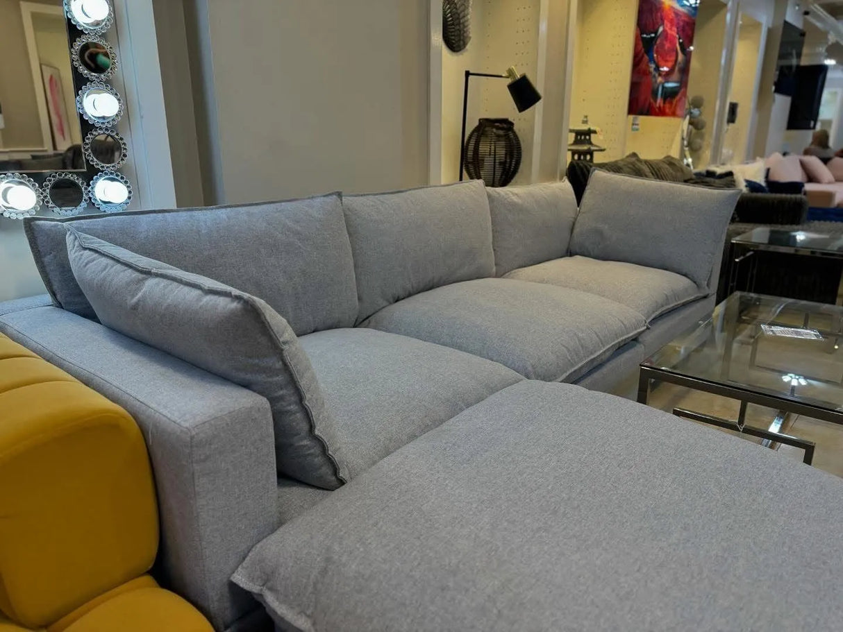 Cloud Gray Modular Sectional by Happy Homes at Eve Furniture