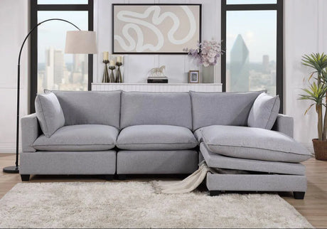 Cloud Gray Modular Sectional by Happy Homes at Eve Furniture