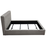 Cloud Grey Eastern King Bed by Diamond Sofa at Eve Furniture