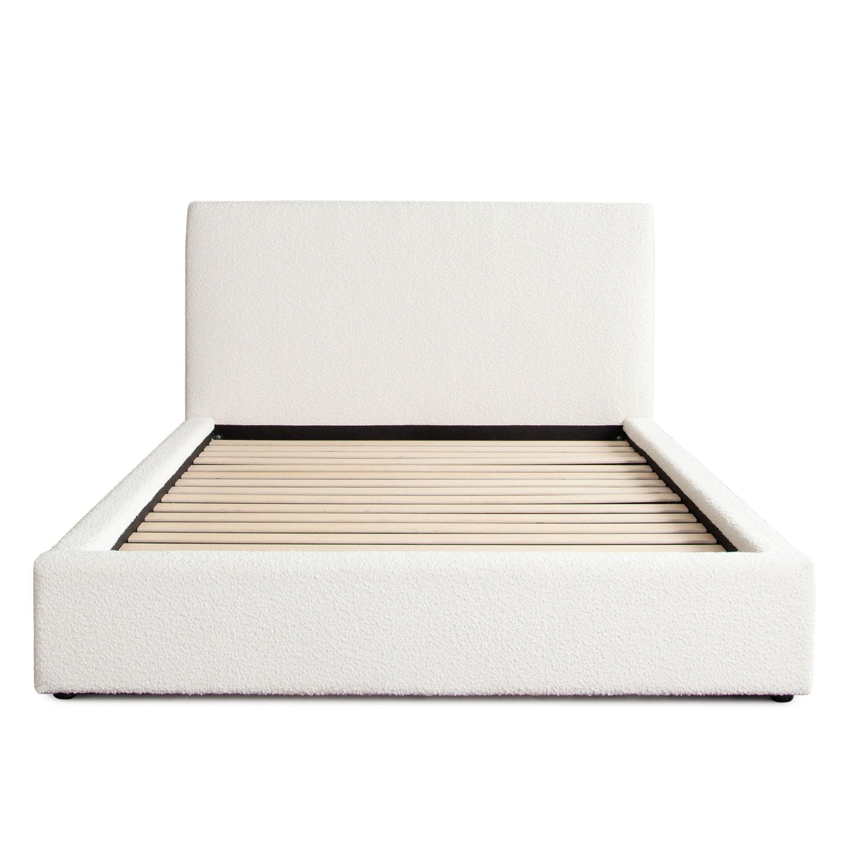 Cloud Ivory Boucle Bed by Diamond Sofa at Eve Furniture