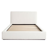 Cloud Ivory Boucle Bed by Diamond Sofa at Eve Furniture