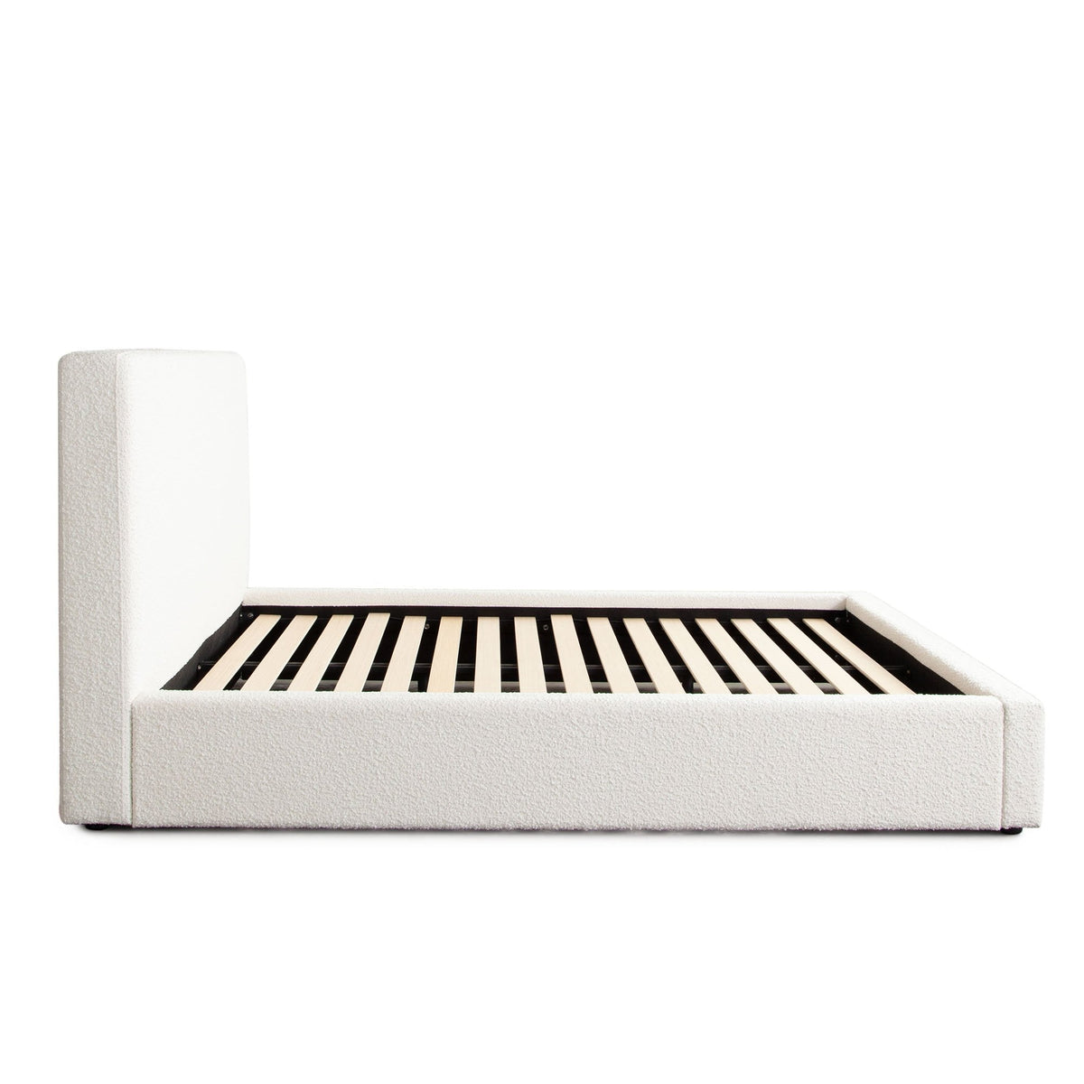Cloud Ivory Boucle Bed by Diamond Sofa at Eve Furniture