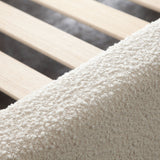 Cloud Ivory Boucle Bed by Diamond Sofa at Eve Furniture