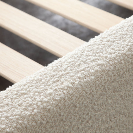 Cloud Ivory Boucle Bed by Diamond Sofa at Eve Furniture