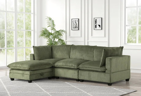 Cloud Olive Modular Sectional by Happy Homes at Eve Furniture