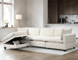 Cloud Sand Linen Modular Sectional by Happy Homes at Eve Furniture