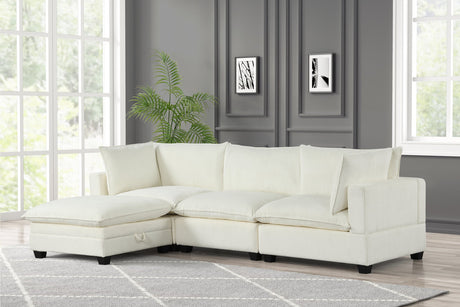 Cloud White Modular Sectional by Happy Homes at Eve Furniture
