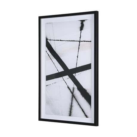 Clouding Mirror II by Panpan Zhang a Framed Art Print Matted under Glass by Mercana at Eve Furniture