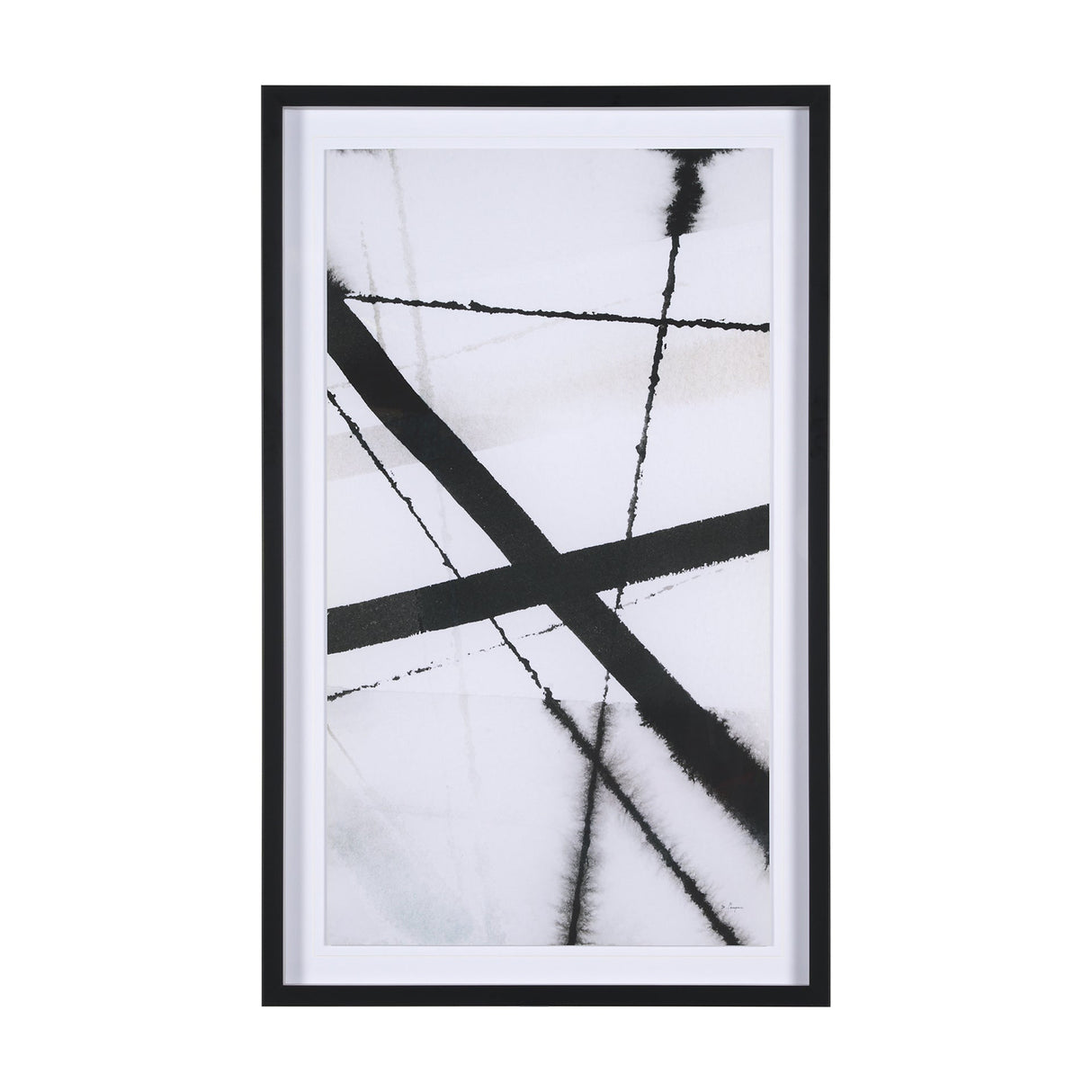 Clouding Mirror II by Panpan Zhang a Framed Art Print Matted under Glass by Mercana at Eve Furniture