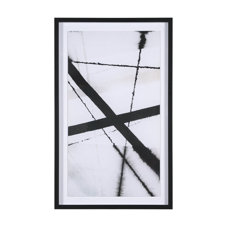 Clouding Mirror II by Panpan Zhang a Framed Art Print Matted under Glass by Mercana at Eve Furniture