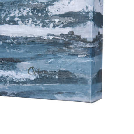 Clouds and sea I by Mercana Studio a Hand Embellished Textured Canvas by Mercana at Eve Furniture