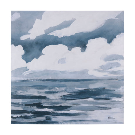 Clouds and sea II by Mercana Studio a Hand Embellished Textured Canvas by Mercana at Eve Furniture