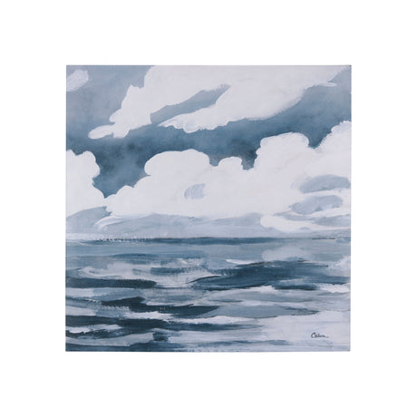 Clouds and sea II by Mercana Studio a Hand Embellished Textured Canvas by Mercana at Eve Furniture