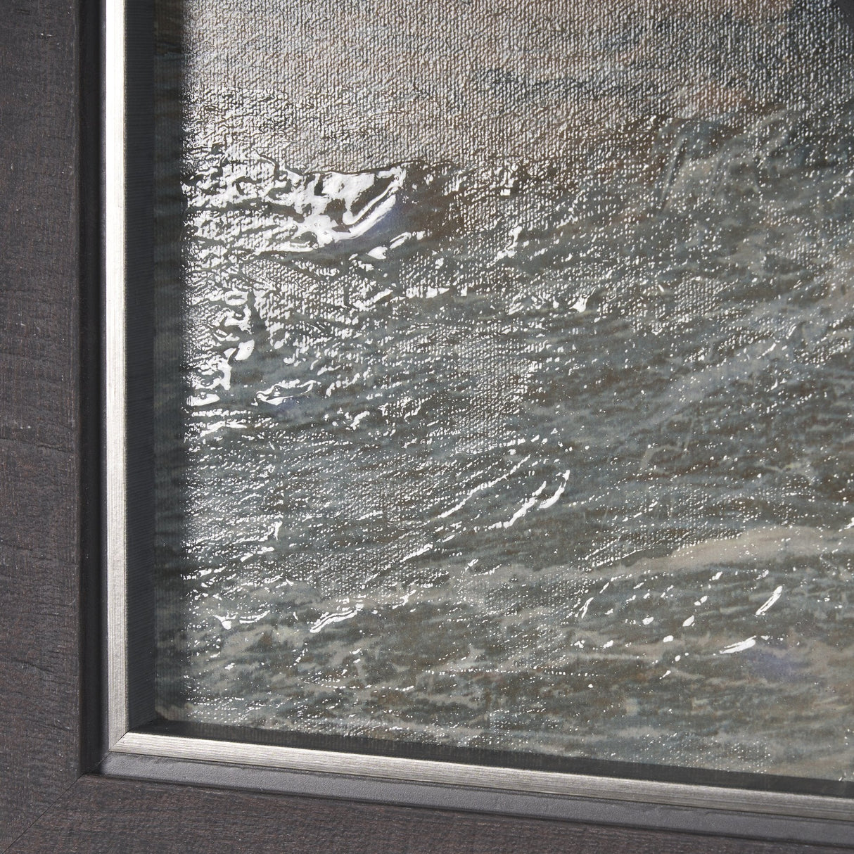 Cloudy Day II by Mercana Studio a Hand Embellished Textured Framed Art Print by Mercana at Eve Furniture