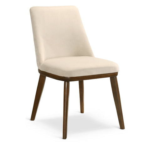 Clove Beige Velvet Dining Chair (Set Of 2) by Ashcroft Imports at Eve Furniture