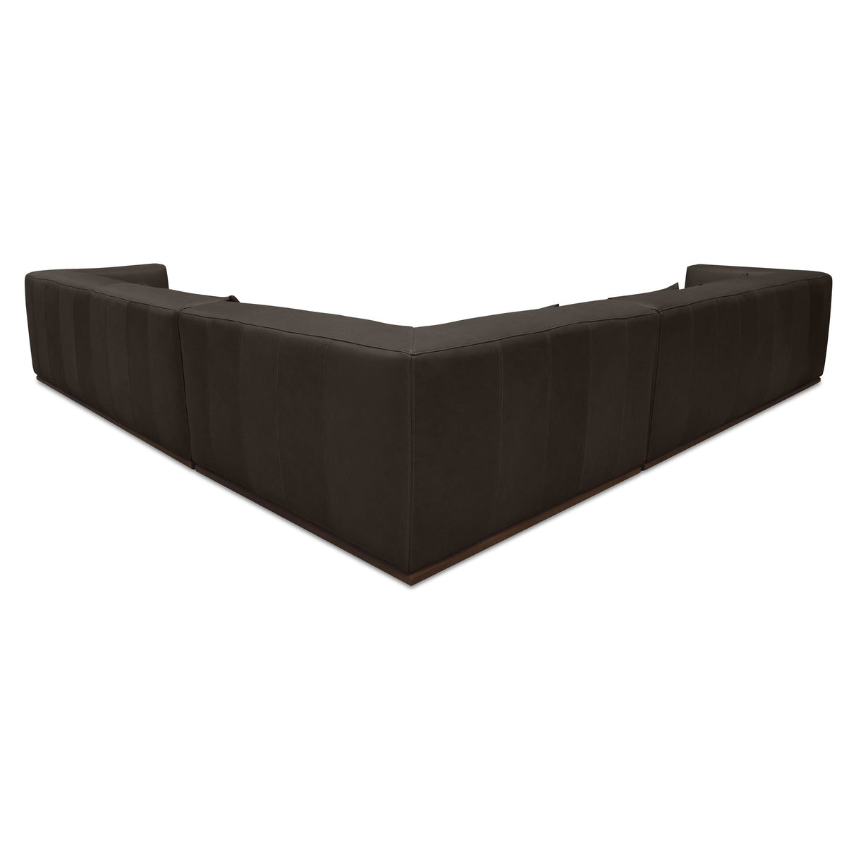Clove Deep Brown L-Shaped Sectional by Moe's Home at Eve Furniture