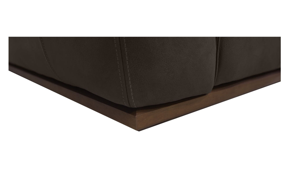 Clove L-Shaped Sectional Deep Brown by Moe's Home at Eve Furniture