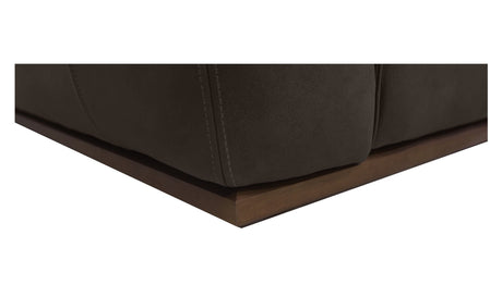 Clove L-Shaped Sectional Deep Brown by Moe's Home at Eve Furniture