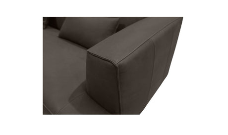 Clove L-Shaped Sectional Deep Brown by Moe's Home at Eve Furniture