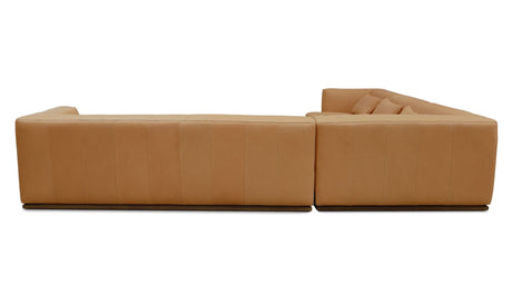 Clove L-Shaped Sectional Tan by Moe's Home at Eve Furniture