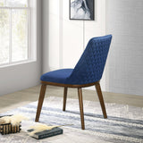 Clove Navy Blue Velvet Dining Chair (Set Of 2) by Ashcroft Furniture at Eve Furniture