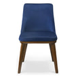 Clove Navy Blue Velvet Dining Chair (Set Of 2) by Ashcroft Furniture at Eve Furniture