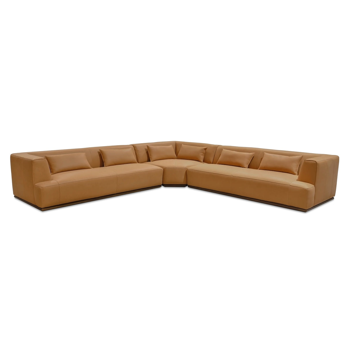 Clove Tan L-Shaped Sectional by Moe's Home at Eve Furniture