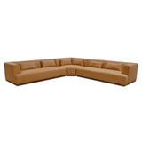 Clove Tan L-Shaped Sectional by Moe's Home at Eve Furniture