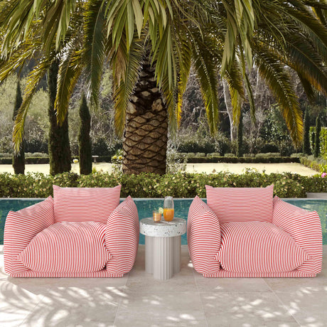 Clover Faux Terrazzo Indoor / Outdoor Round Side Table by TOV Furniture at Eve Furniture