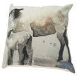 Clover Gray Watercolor Lambs Decorative Pillow Cover w/Non-Allergen Filler, Set of 2 by Mercana at Eve Furniture